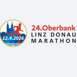 Logo 24. Oberbank Linz Donau Marathon 2026